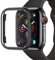 Miimall Schutzhülle Kompatibel mit Apple Watch 44mm Hülle, Aluminiumgehäus Rahmen Metall Stoßstange Cover Kratzfester Stoßfest Schutz Case für Apple Watch 6/5/4/SE - Schwarz