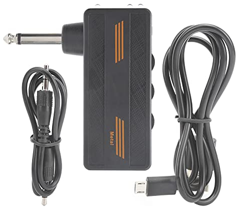 Gitarrenverstärker, E-Gitarrenverstärker, E-Gitarren Kopfhörerverstärker Aufladbarer Tragbarer Verzerrungseffekt CA-101 mit Kleiner Größe