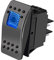 mxuteuk 12V 20 Amp impermeabile LED blu interruttore a bilanciere marino on/off RK1-06-BU