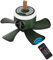 Ventilatore da soffitto portatile USB con lampada a LED e telecomando appeso ricaricabile per tenda da campeggio gazebo baldacchino casa camera letto studente ufficio interno esterno 8000mAh batteria