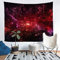 Homemissing Galaxis Wandbehang Weltraum Wandteppich 148x200cm für Kinder Jungen Mädchen Rot Lila Uni Dekor Tapisserie Sparkle Sterne Nebula Wandtuch für Schlafzimmer Wohnzimmer