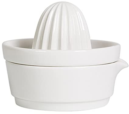 Spremiagrumi a mano, frutta, verdura, agrumi, arancio, centrifuga manuale, Squeezer con manico e beccuccio per la casa e l'ufficio