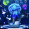 STARS LAMP Ocean Night Light Projector, Kids Galaxy Projector for Bedroom, Nebula Star projector with USB Cable, 360 Degree Rotation Kid Night Light Lamp for Decorating Party,Birthdays,Christmas Gifts