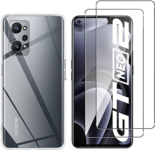 Protector de Pantalla para Realme GT 2 PRO 5G [3 Unidades] Vidrio Templado, Dureza 9H, Antiarañazos, Sin Burbujas, HD Vidrio Templado