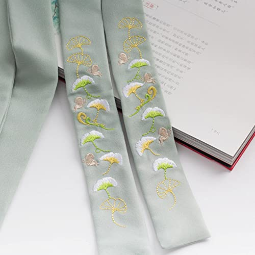 China Antiker Stil Blume Hanfu Stickerei Haarband Fee Haarband Chinesische Hochzeit Party Stirnbänder Braut Haarschmuck