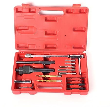 echtools 16-TLG. Glühkerzen-Ausbau und Gewinde-Reparatur-Satz M8 M10