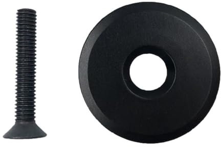 KieTeiiK Fahrrad-Headset-Kappe & Schraube Fahrrad Vordergabel Vorbau Top Cap Bike Vorbau Abdeckung Ersatz Aluminiumlegierung DIY Radfahren Teile Fahrrad Vorbau Top Caps Für Rennräder
