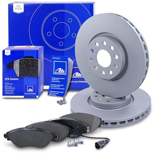 ATE Bremsenset Vorderachse inkl. Bremsscheiben vorne Ø 314 mm belüftet und | Kompatibel mit: SEAT ALHAMBRA, VW SHARAN