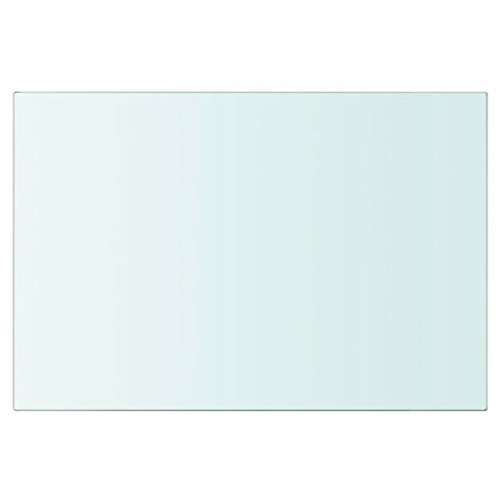 Ailgely Glasboden Glasscheibe Glasplatte, Glasregal Glasablage Wandregal Glas Bad-Regal Glas Badezimmer Regal Badablage Ablageregal für Glasregal Transparent 30 cm x 20 cm