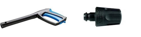 Nilfisk Pistolet G4 pour Nettoyeur Haute Pression, Noir/Bleu & Buse Auto pour Nettoyeur Haute Pression, Noir, 0.000000