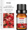 Huile Essentielle de Rose 2X10ML, Huile Essentielle Aromathérapie 100% Pure & Naturelle pour Diffuseur, Humidificateur, Huile de Rose Qualité, pour Massage, SPA, Bain, Sommeil