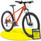Axess Debris Mountainbike | MTB-Hardtail | 29 Zoll Herrenfahrrad | 16-Gang Schaltung | Hydraulische Scheibenbremsen, Farbe:orange, Rahmengröße:23 Zoll, Laufradgröße:29 Zoll