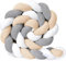 WLXFF Bettschlange Geflochten Nestchen Babybett Umrandung Geflochtene Bettschlange Baby Nestschlange Babybett Babybett Nestchen Bettumrandung Knotenkissen Bettumrandung,B1,200 cm