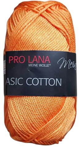 Pro Lana Basic Cotton ca. 125 m 50 g (0028 - -Orange)