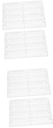 Operitacx 2 Set Cancelleria Per Ufficio Custodia Per Biglietti Da Visita Visualizzazione Del Caso Del Porta Affari Da Banco Porta Biglietti Da Visita Trasparente 2 Pezzi * 2