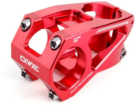 CXWXC 31.8 Fahrradvorbau – Kurzer MTB/Rennrad Vorbau – Aluminium-Vorbau Erhöhung für MTB, Rennrad, Citybike