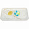 OHYER Bandeja de Resina de Cuarto de Baño Bandeja Perfumes Velas Rectangular bandejas de baño de Resina Imitación de mármol para jabón Fregadero de Cocina Banco Almacenamiento (30 * 15 * 2,7cm)