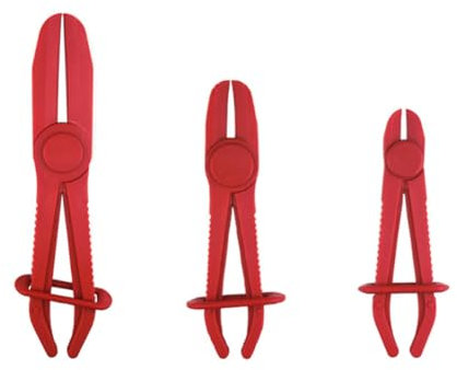 Gvvsjgdbis Lot de 3 colliers de serrage flexibles de voiture - Kit de serrage pour joints de frein et de conduite de carburant - Outils de réparation de tuyaux d'eau de voiture