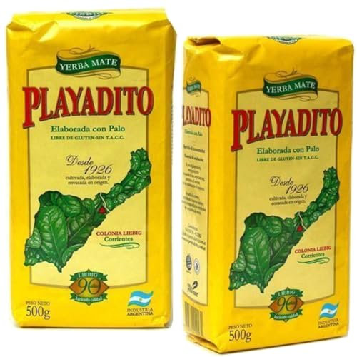 Pack 2 Yerba Mate Playadito 500 g c/u | Suave y Natural