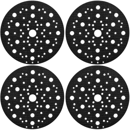 4 Stk Schutzauflage Ø 150mm 70-Loch für MIRKA 8295612111 Exzenterschleifer | Schleiftellerschoner mit Klettverschluss, Schutzpolster zum Schützen von Schleiftellern mit Klettbelag