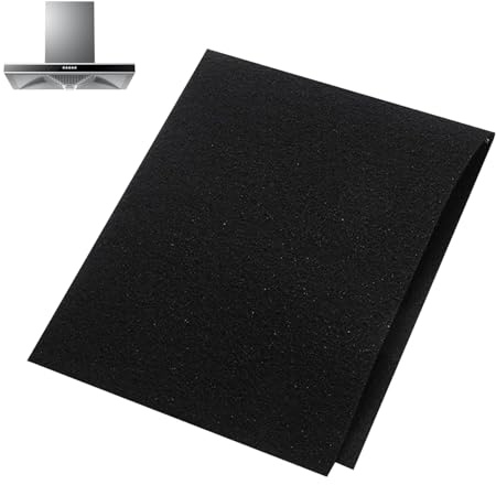 2 PCS Cooker Hood Filter Replacement, Kitchen Extractor Fan Filters, Activated Carbon Filter, High Absorption Charcoal Filters, Cut to Size Universal Cooker Hoodfilter