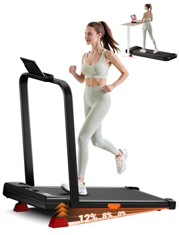 UMAY 2,5 PS leise 3-in-1 Laufband für Gehen & Laufen mit 136 kg Tragkraft