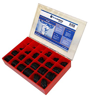 KÖRO O-Ring Sortiment Typ G24VE in praktischer Kunststoff-Box - 425 Stk. sortiert/Dichtungsringe/Dichtungs-Set