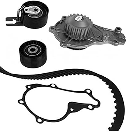 metelligroup 30-0859-1 Kit distribuzione con pompa acqua, composto da galoppino, Cinghia di distribuzione e tenditore, Pezzo di Ricambio per Auto, Ricambio automobile