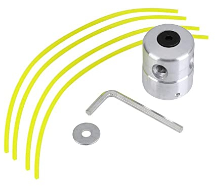 cabezales de desbrozadora Cortador de Cabeza de Aluminio Universal Cabezales de Hierba Piezas de Repuesto para Cortacéspedes con Trimmer Línea