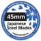 10 X Lame de rechange 45mm pour couteau rotatif (pour Olfa, Fiskars, Dremel, Dafa, Martelli, TrueCut, Stanley etc.), Lame rotative, Cutter Rotatif (10 Lames)