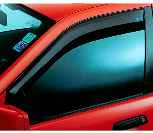 ClimAir Windabweiser kompatibel mit Seat Ateca 2016- (Schwarze Fensterrahmen), Rauchgrau