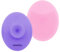 HieerBus Brosse Nettoyante Visage exfoliant peau sensible, gommage démaquillant, anti-âge, délicat, Skin Care nettoyant en silicone pour tous les types de peau, lot de 2 pièces