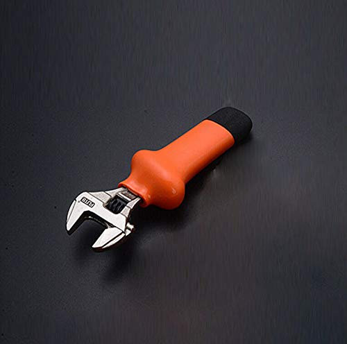 Vogueing Tool Insulation Wrench 12 300MM Adjustable Spanner Soft Grip Wide Jaw Hand Tool (Jaw Width Capacity:38MM)