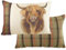 Evans Lichfield Hunter Kissenbezug Highland Kuh, Mehrfarbig, 60 x 40 cm (Pack of 1)