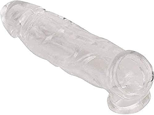 YCGLX Pennis Manschette Sleeve Extender Silikon PenisvergrößErung Kondom HüLse PenishüLle Condom Sexspielzeug für Männer Paare