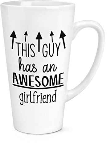 Tasse mit Aufschrift This Guy Has an Awesome Girlfriend, groß, 500 ml