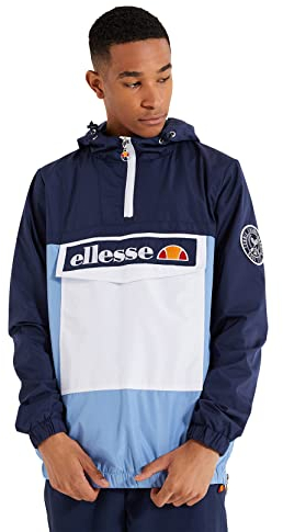 Ellesse Herren Jacke OROLOGIO Track TOP Navy Dunkelblau Weiß, Größe:M