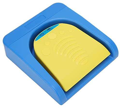 Bewinner Kabellose PC USB Einzelfußschaltersteuerung, Kabelloses USB Dual Mode Fußschalterpedal, BT Fußschalterpedal für Videospiel angepasste PC Tastatur