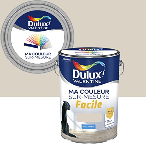 Ma Couleur Sur-mesure par Dulux Valentine – Peinture Intérieure Murs, Plafonds, Boiseries - Facile à appliquer - Mat Caravane des Sables 5 L