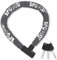 SPGOOD Lucchetto per bicicletta con 3 chiavi, 90 cm in catena in acciaio da 6 mm, con copertura impermeabile, antifurto, ad alta sicurezza per bicicletta, e-bike, MTB, moto（Grigio）