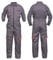 NORMAN Grey Work Wear Men's Overalls Boiler Suit Coveralls Garage Overalls Mechanics Boilersuit Protective (S)