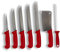 Metzgermesser 7 Tlg (Rot)