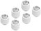 Alphacool 17625 Eiszapfen 16/10mm Anschraubtülle G1/4 - White Sixpack Anschluss Wasserkühlung