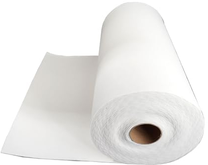 Papeles de fibra de cerámica, Resistente al Calor hasta -2300 ° F para Estufas, Hornos, Ladrillos Refractarios, (3mmx610mmx20m)