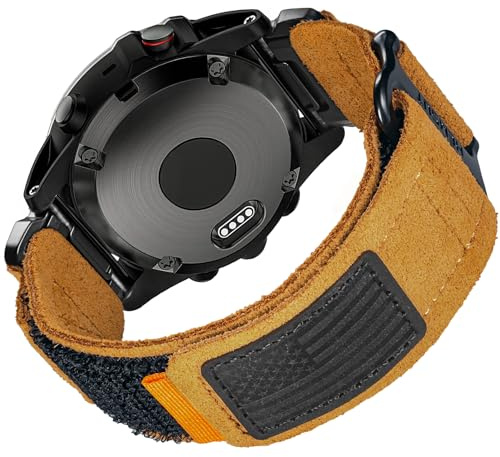Compatible with Garmin Watch Band, Super Strong Nylon Sport Band with Woven Buckle, for Firthnix/Forerunner/Vivoactive/Approach/MARQ/Quatix/D2 Series