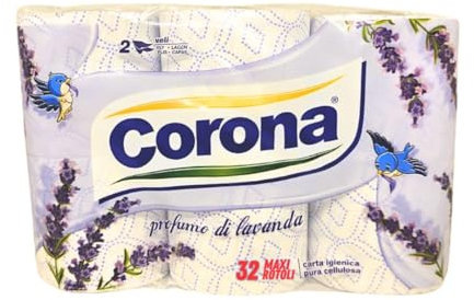 Carta Igienica Profumata alla Lavanda - Confezione da 32 Rotoli, Doppio Velo, Pura Cellulosa, Morbidezza Superiore e Aroma Rilassante