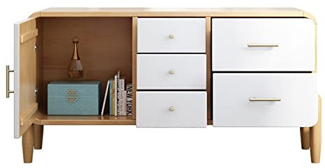 GRFIT Anrichte Küche Nordic Restaurant Sideboard Home Wohnzimmer Multifunktionale Wand Lagerung Lagerung Tee Schrank Sideboard