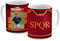 StudioPixelStore Tazza Personalizzata – Idea Regali Personalizzati – Mug Personalizzabile con Squadre del Campionato Italiano – Tazze in Ceramica per la Colazione – (Tifosi Romanisti PHOTO)