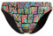 Speedo Print Beachstar Brief 2 Costume a Slip per Uomo, Neon Violet, 28