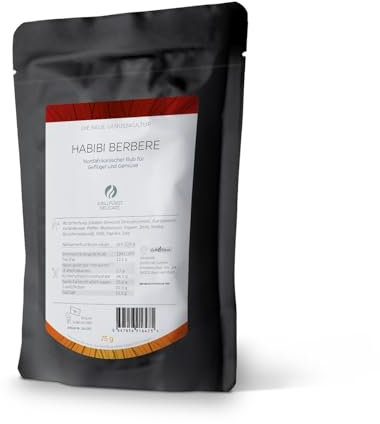 Grillfürst Habibi Berbere Afrikanische Gewürzmischung - 75g, im Nachfüllbeutel, Authentische Aromen für Couscous, Fleisch & Gemüse
